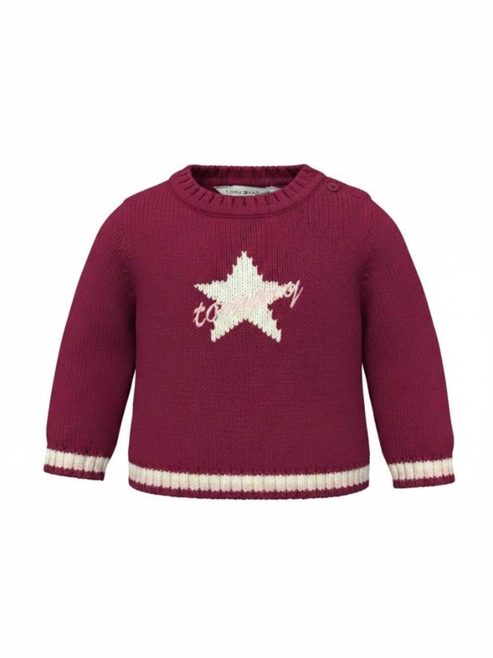 2/$12 💥♻ Tommy Hilfiger Infant Pull-Over Knit LS Sweater | Size 6-12m | 0011